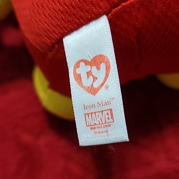 Ty Marvel Ironman Mini Plush - Picture 5 of 5
